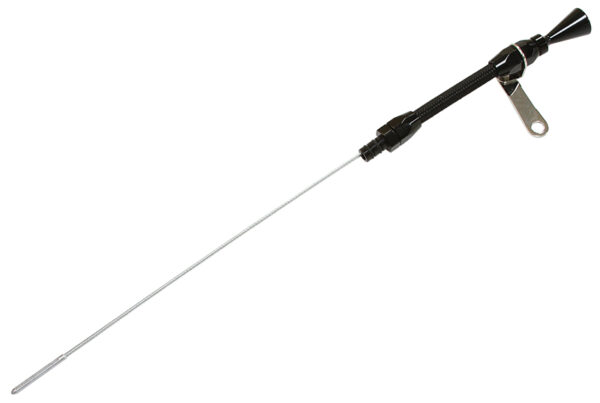 AEROFLOW SB CHEV ENGINE DIPSTICK EARLY MODEL PASSENGER SIDE BLACK