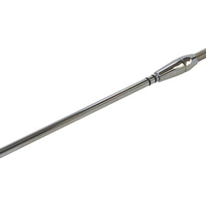 AEROFLOW 302C 351C CLEV ENGINE DIPSTICKBILLET HANDLE S/S BRAIDED TUBE AF64-2112
