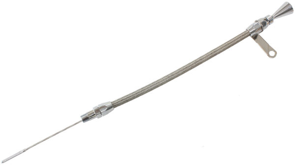 AEROFLOW 1/4" NPT UNIVERSAL DIPSTICK CHROME, 20.75" OAL CAN BE CUT