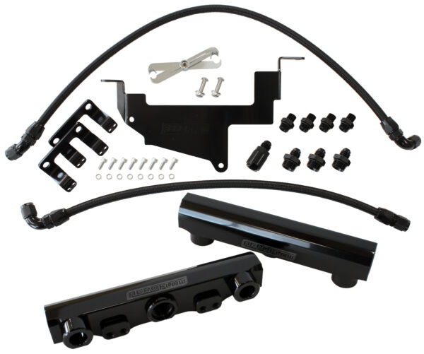 AEROFLOW TOYOTA 86 / BRZ FUEL RAIL KIT -8ORB INLETS / OUTLETS SCION AF64-2131BLK