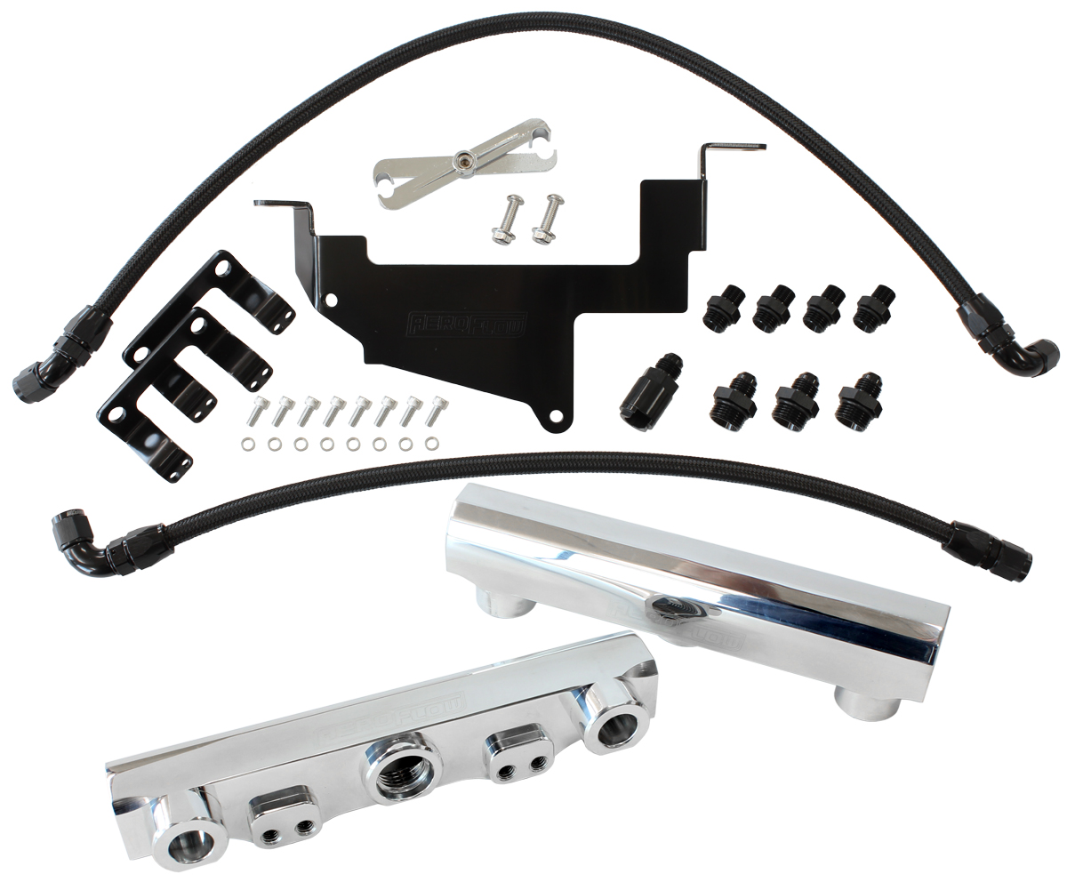 AEROFLOW TOYOTA 86 / BRZ FUEL RAIL KIT -8ORB INLETS / OUTLETS SCION AF64-2131P