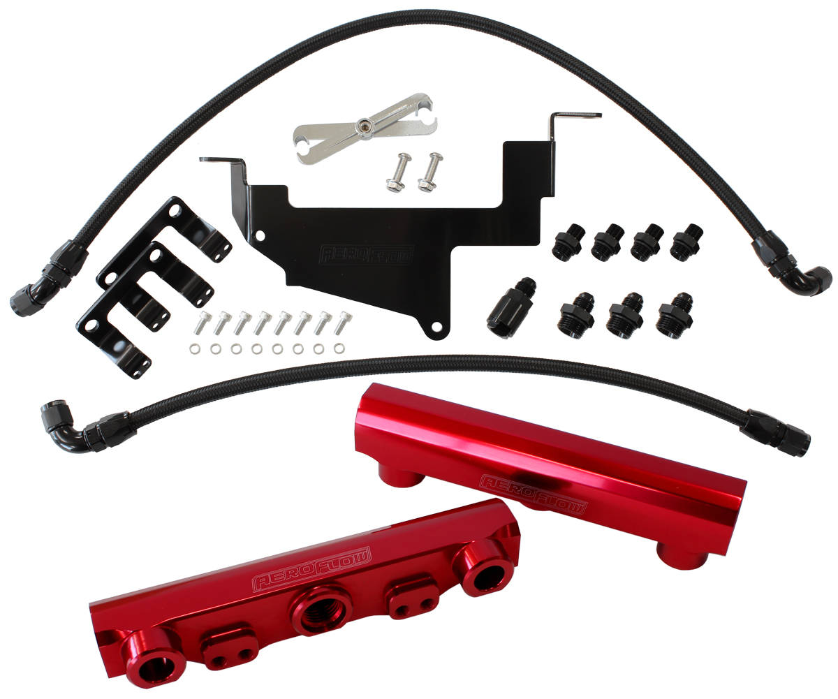 AEROFLOW TOYOTA 86 / BRZ FUEL RAIL KIT -8ORB INLETS / OUTLETS SCION AF64-2131R