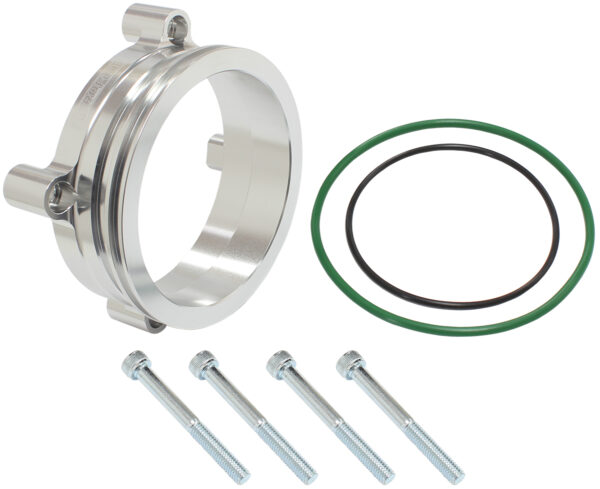 AEROFLOW BOSCH DBW 82mm THROTTLE ADAPT INTERCOOLER CLAMP 3.5 INCH SIL