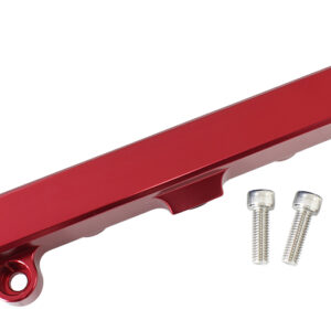 AEROFLOW HONDA K20 K24 FUEL RAIL -8ORB INLETS / OUTLETS RED