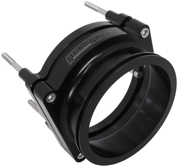AEROFLOW GM LS 102mm THROTTLE ADAPTER INTERCOOLER CLAMP 4 INCH BLACK