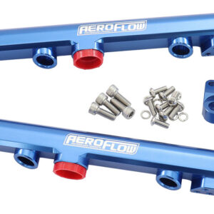 AEROFLOW GM LS1 LS2 LS3 FUEL RAIL BLUE LS6 L76 L99 -8ORB LS