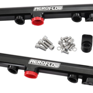 AEROFLOW GM LS1 LS2 LS3 FUEL RAIL BLACKLS6 L76 L99 -8ORB LS