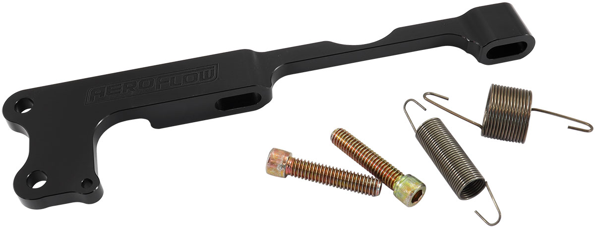 AEROFLOW HOLLEY SNIPER THROTTLE BRACKETEFI CABLE MOUNTING BLACK