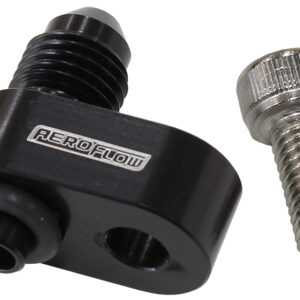 AEROFLOW HOLDEN / GM LS WATER CROSS OVER ADAPTER -4AN STEAM VENT AF64-2186BLK