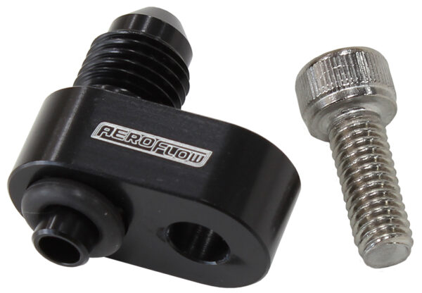 AEROFLOW HOLDEN / GM LS WATER CROSS OVER ADAPTER -4AN STEAM VENT AF64-2186BLK