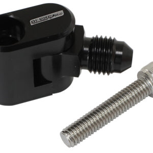 AEROFLOW SWIVEL GM LS WATER CROSS- OVER ADAPTER -4AN STEAM VENT AF64-2187BLK