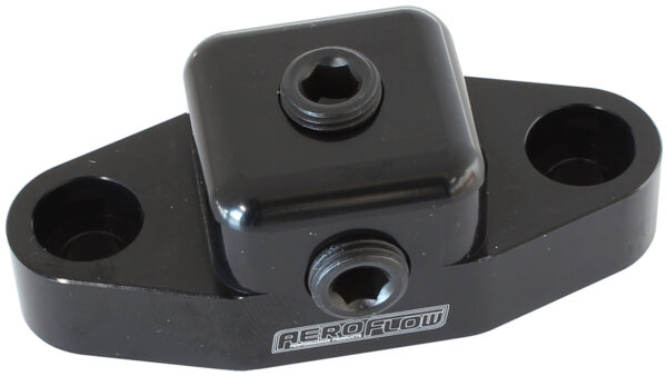 AEROFLOW GM LS OIL PORT ADAPTER ALLOWS TWIN TURB, SINGL TURB & GAUGE