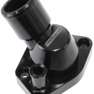 AEROFLOW FORD SB WINDSOR 45 DEG SWIVEL BLACK THERMOSTAT HOUSING SBF