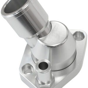 AEROFLOW FORD SB WINDSOR 45 DEG SWIVEL SILVER THERMOSTAT HOUSING SBF