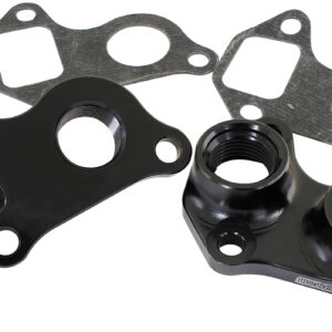 AEROFLOW GM LS WATER PUMP PLATES ADAPTER BLOCK -10ORB PAIR