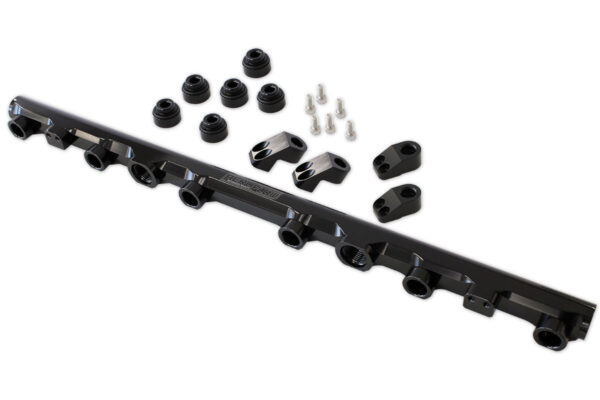 AEROFLOW FUEL RAIL KIT SUIT TOYOTA 2JZGTE VVTI NON-VVTI BLACK