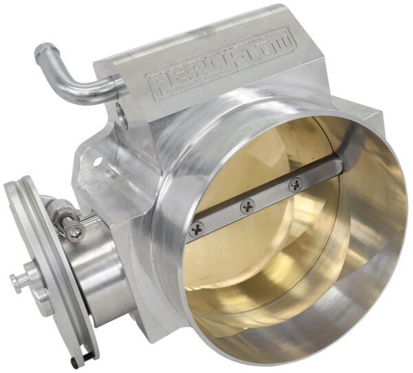 AEROFLOW GM LS 105MM THROTTLE BODY POLISHED USES STD IDLE & TPS