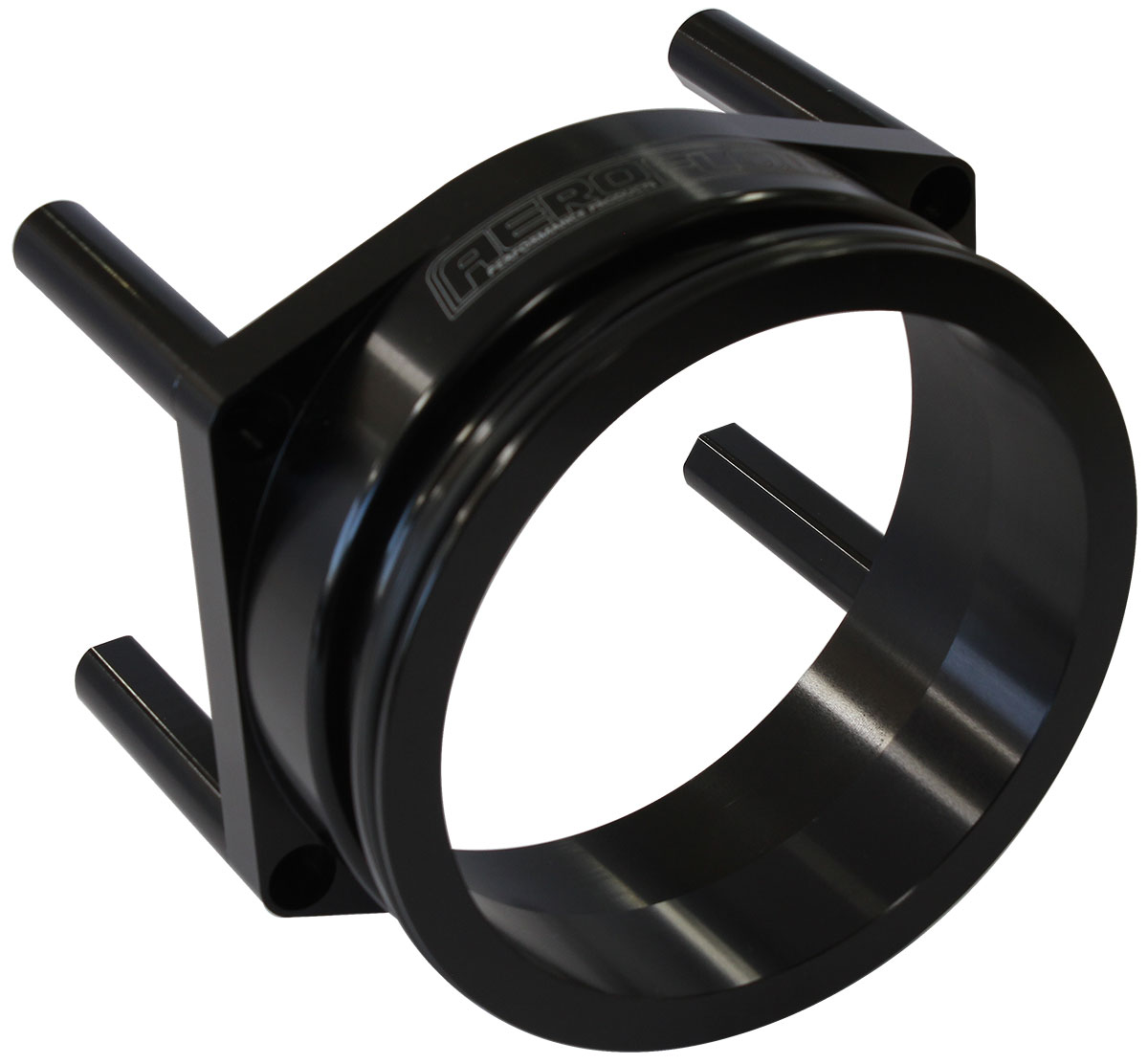 AEROFLOW 95mm CABLE THROTTLE ADAPTER INTERCOOLER CLAMP 4 INCH BLACK