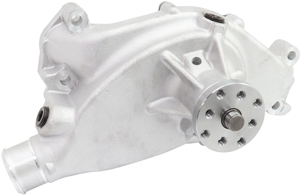 AEROFLOW BIG BLOCK CHEV SHORT WATER PUMP NATURAL CAST BBC