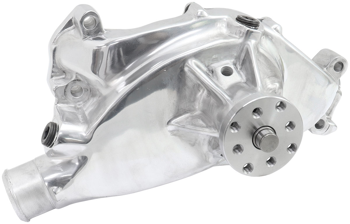 AEROFLOW BIG BLOCK CHEV SHORT WATER PUMP POLISHED BBC