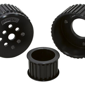 AEROFLOW GILMER DRIVE KIT - BLACK CHEV V8 WITH SHORT W/PUMP