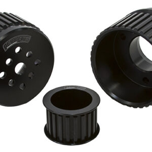 AEROFLOW GILMER DRIVE KIT - BLACK CHEV V8 WITH LONG W/PUMP