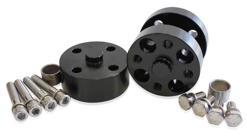 AEROFLOW WATER PUMP FAN SPACER KIT 1" BLACK SUIT 5/8 OR 3/4 CENTRE