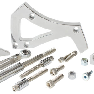 AEROFLOW FORD 351C CLEV BILLET POLISHEDALTERNATOR BRACKET D/SIDE MID MNT