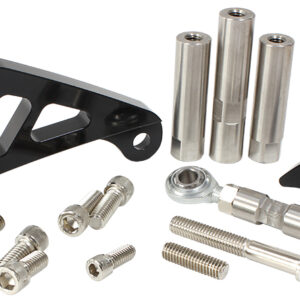 AEROFLOW SBC SUIT MID MOUNT ALT BRACK D/SIDE LONG PUMP - BLACK