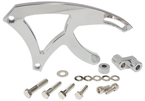 AEROFLOW BILLET CLEV POWER STEER BRACKET SAGINAW P/STEER PUMPS