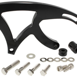 AEROFLOW BLACK CLEV POWER STEER BRACKETSUIT SAGINAW P/STEER PUMPS
