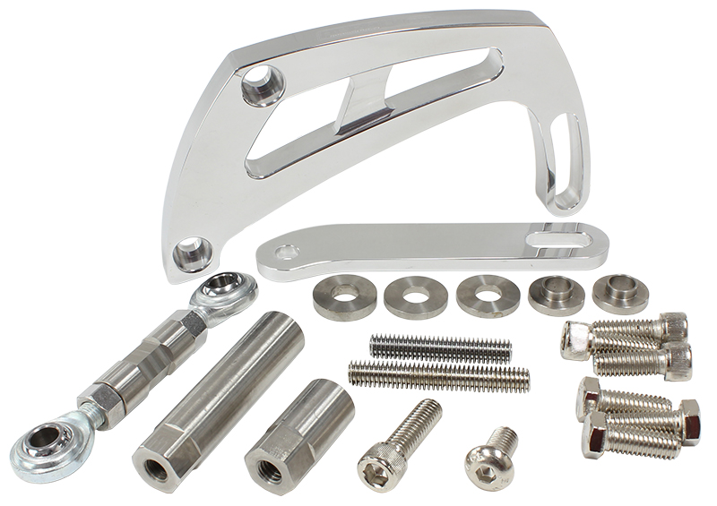 AEROFLOW BILLET POWER STEER BRACKET S/BHIGH MOUNT SUIT S/B CHEV