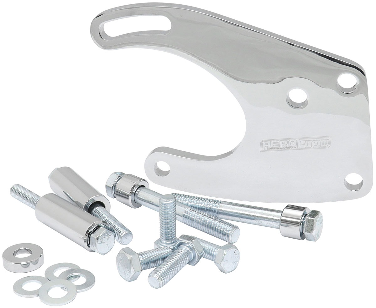 AEROFLOW FORD WINDSOR POWER STEERING FORD BRACKET SAGINAW PUMP CHRO