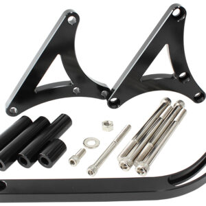 AEROFLOW BLACK HOLDEN V8 PASS SIDE MID ALT BRK HQ-WB EAR/LATE ALTERN