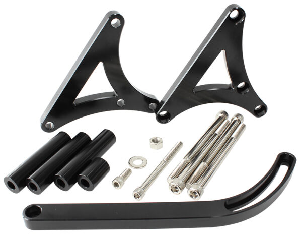 AEROFLOW BLACK HOLDEN V8 PASS SIDE MID ALT BRK HQ-WB EAR/LATE ALTERN