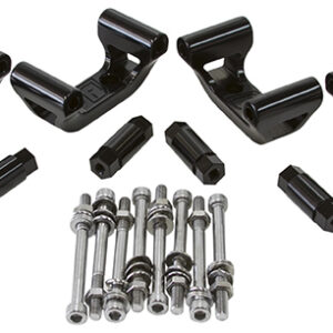 AEROFLOW CHEV LS1 / LS6 COIL MOUNTS BILLET RELOCATION BRACKETS AF64-4032BLK
