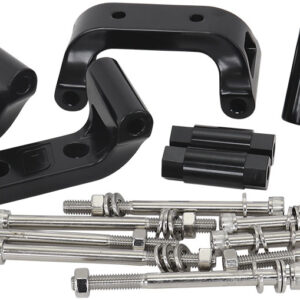 AEROFLOW CHEV LS2 /LS3 /LS7 COIL MOUNTSBILLET RELOCATION BRACKETS AF64-4034BLK