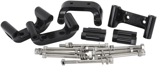 AEROFLOW CHEV LS2 /LS3 /LS7 COIL MOUNTSBILLET RELOCATION BRACKETS AF64-4034BLK