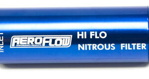 Aeroflow Nitrous Filter -4AN Hi-Press Blue Nos15550 Replacement