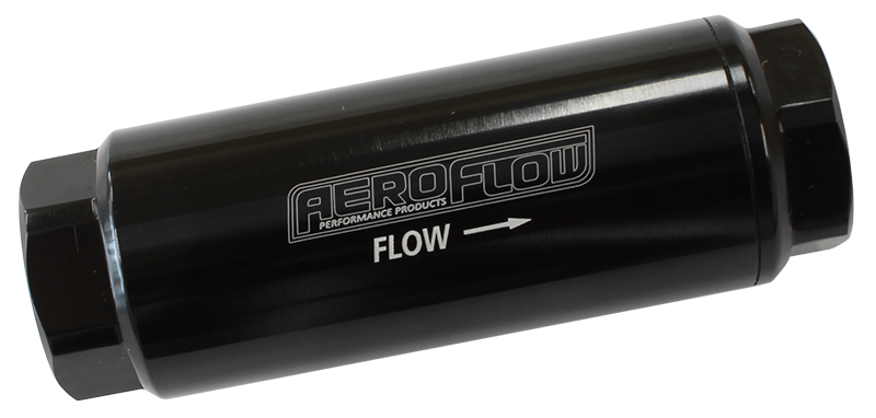 Aeroflow Aeroflow Pro Filter 60 Micron Black Female -8 ORB 1.25"X3.5"