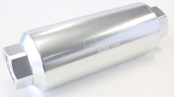 Aeroflow Aeroflow Pro Filter 60 Micron Silver Female -12 ORB 2.4" X7"