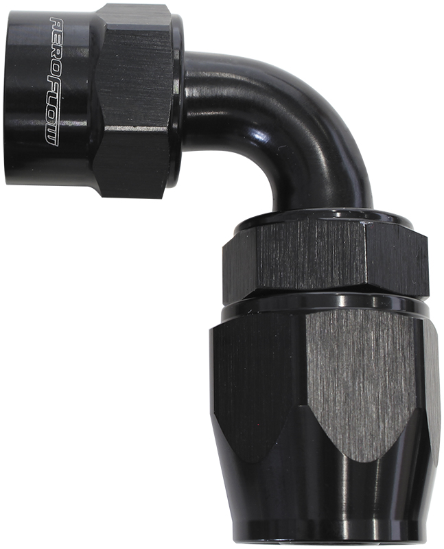 Aeroflow -12AN 90 Degree Kryptalon Lightweight Big Bore 1 Piece