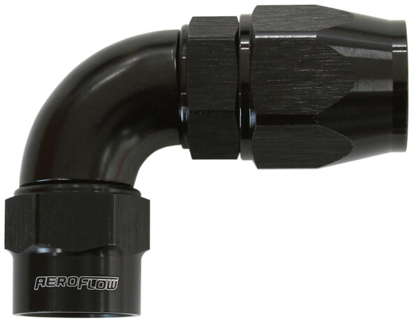 Aeroflow -10AN 90 Degree Kryptalon Full Flow Big Bore 1 Piece AF7053-10