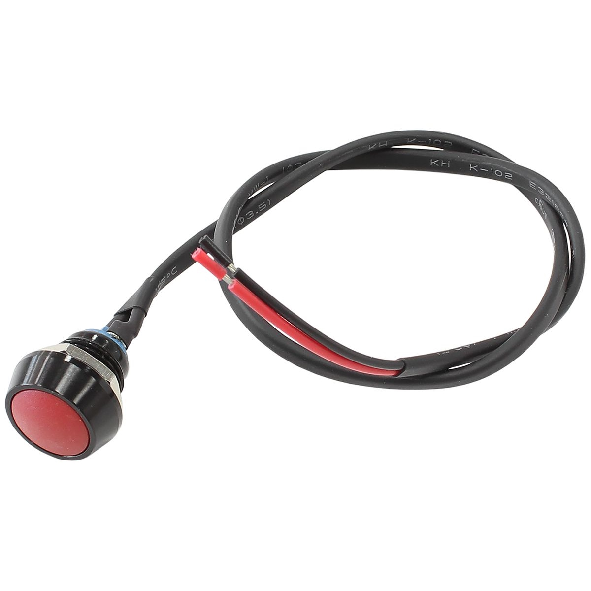 AEROFLOW Bang Shift Gear Knob & Side Plate Momentary Button, Black