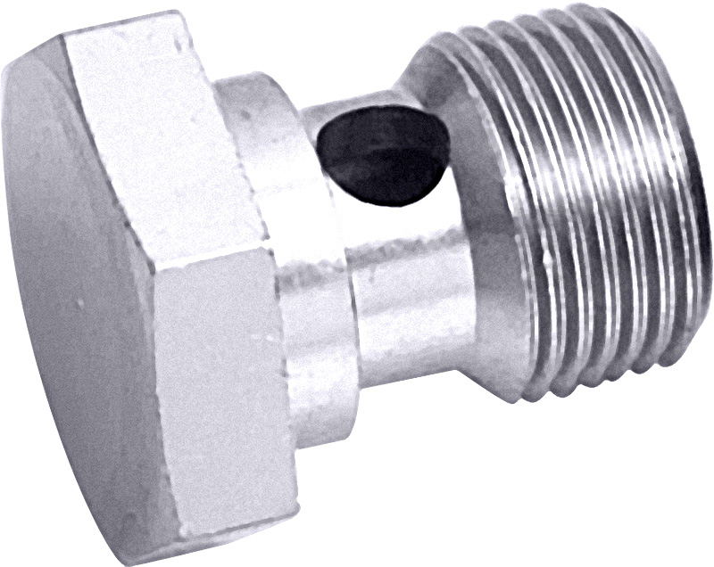 Aeroflow Banjo Bolt M12 X 1.5 Thread Silver