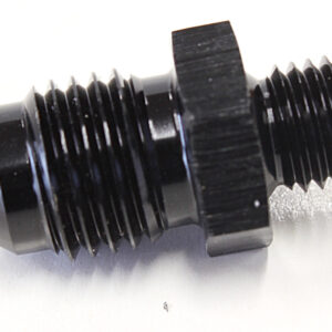 Aeroflow Metric M8 X 1.0mm To -4AN Black Male M8X1.0mm To -4AN