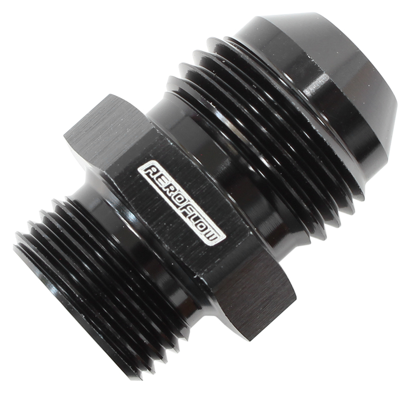Aeroflow 3/8" BSPP To -6AN Washer Seal British Std Pipe Parallel AF751-06BLK