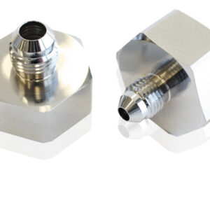 Aeroflow Nitrous Bottle Adapter -4AN Steel Finish Durable For Onoff