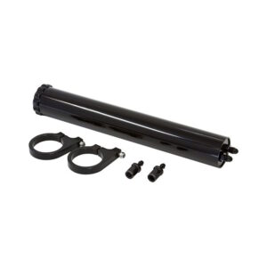 AEROFLOW Billet Aluminium Radiator Overflow Header Tank, Black