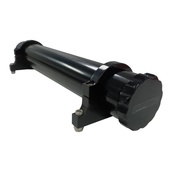 AEROFLOW Billet Aluminium Radiator Overflow Header Tank, Black - Image 3